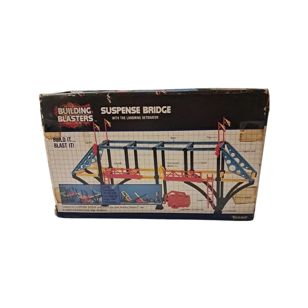 1989 Kenner Building Blasters Suspense Bridge Landmine Detonator #16060